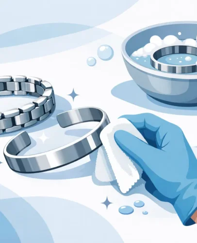 Come pulire i bracciali in acciaio bene